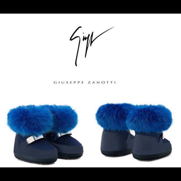 giuseppe zanotti • NEW • blue snow & ski boot - Picture 10 of 13